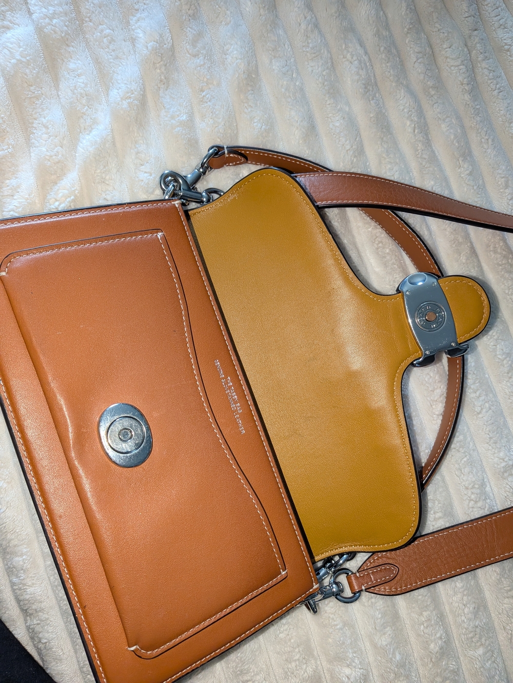 Coach Tabby Shoulder Bag in Saddle Brown - Picture 5 of 15
